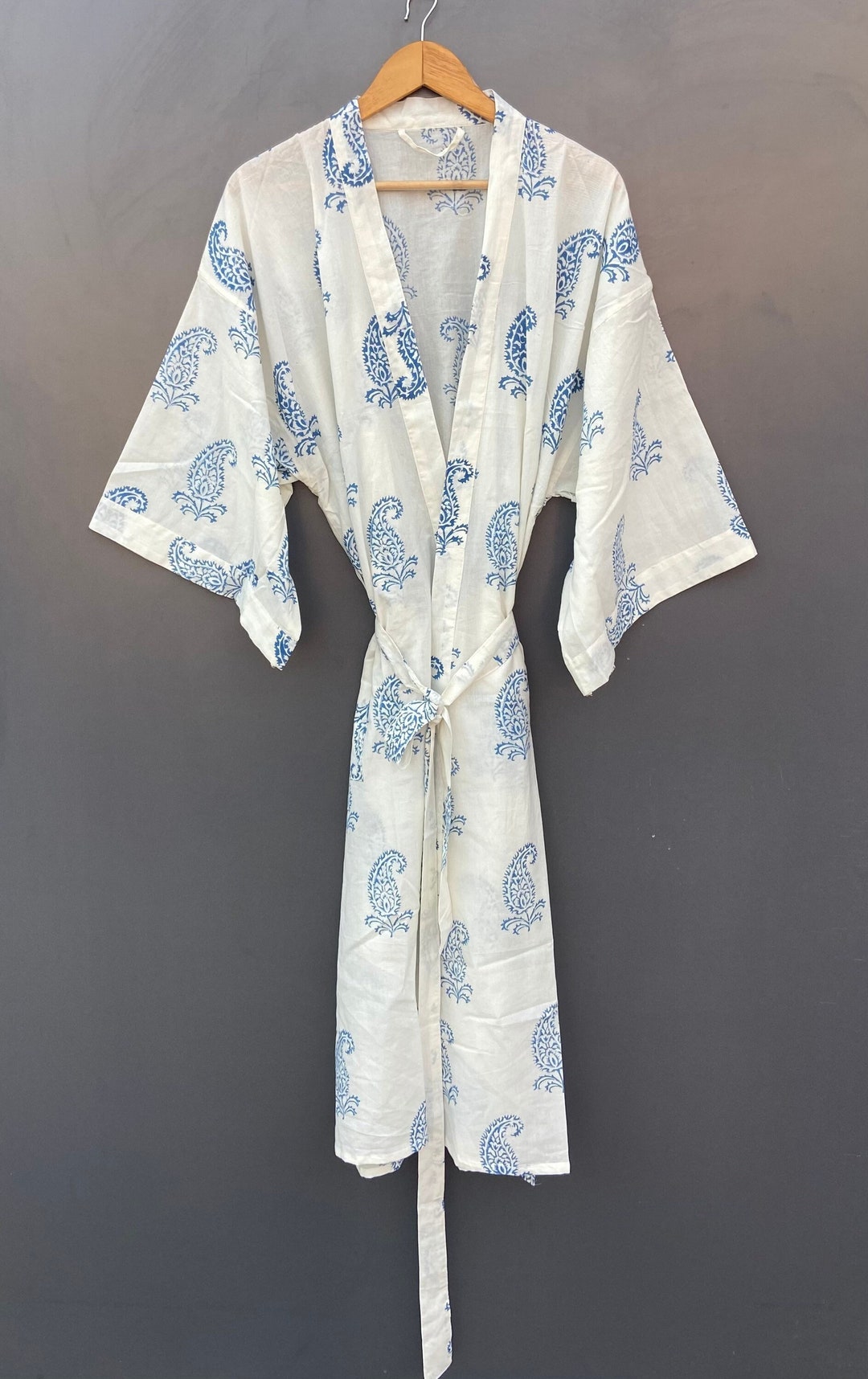 Cotton Blue Kimono main image 0