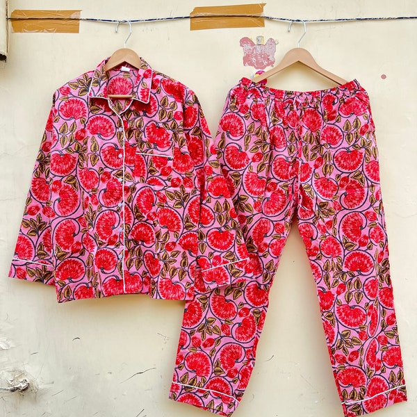New Trendy Cotton Pajama Set, Indian Cotton Set, Summer Cotton Set, Beautiful Cotton Set, Bridal Wear Set, Gifts For Her