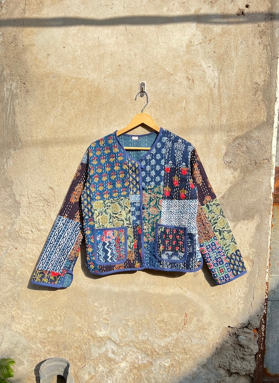 インド リバーシブルジャケット フリーダfreada インドキルト