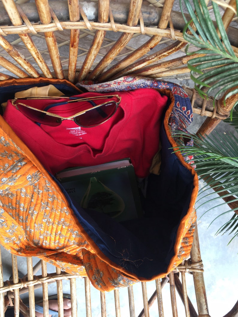 Shopping Bags Christmas Bag ! colorful tote bag Silk Quilted bag recycled Recycled Sari Everyday Bag sari reclaimed
