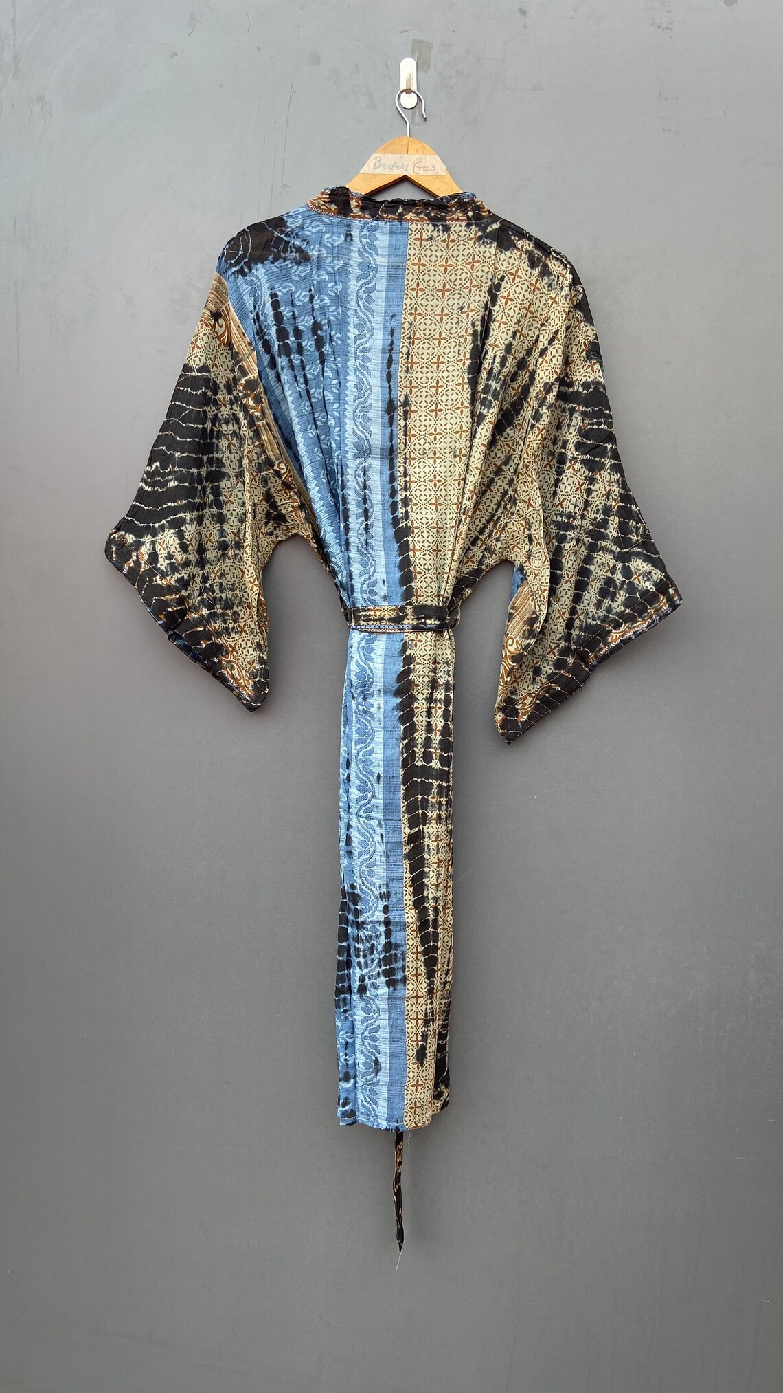 Tie Dye robe Tie Dye Kimono Robe Festival Clothing Boho Etsy