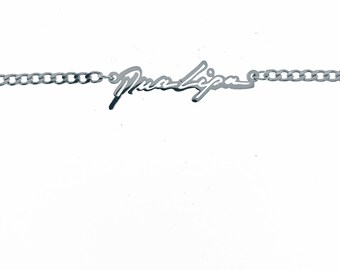 Dua Lipa Necklace Etsy