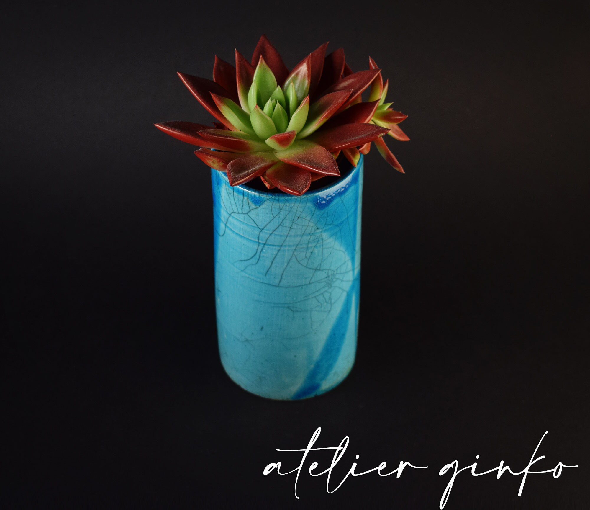 Vase Contemporain Raku