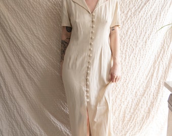buttoned up dress