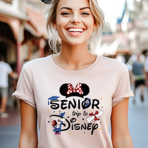 Custom Senior Trip To Disney Shirt, Graduation Shirt, Class Of 2025, Gift For Grad, Disney Graduation Trip, Disney School Trip Shirt