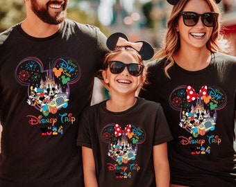 Disney Family Trip 2024 Shirt, Disney 2024 Shirts, Disney Group Shirt, Disney New Year's Eve Family Vacation Shirt, Family 2024 Shirt