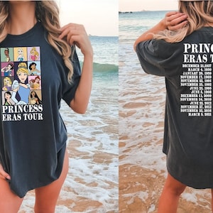Comfort Colors Princess Eras Tour Shirt: Disneyland Trip Tee