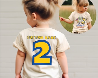 Infinity and Beyond Toy Story Custom Name Shirt, Buzz Lightyear Shirt, Toy Story To Infinity And Beyond Shirt, Buzz Lightyear T-Shirt
