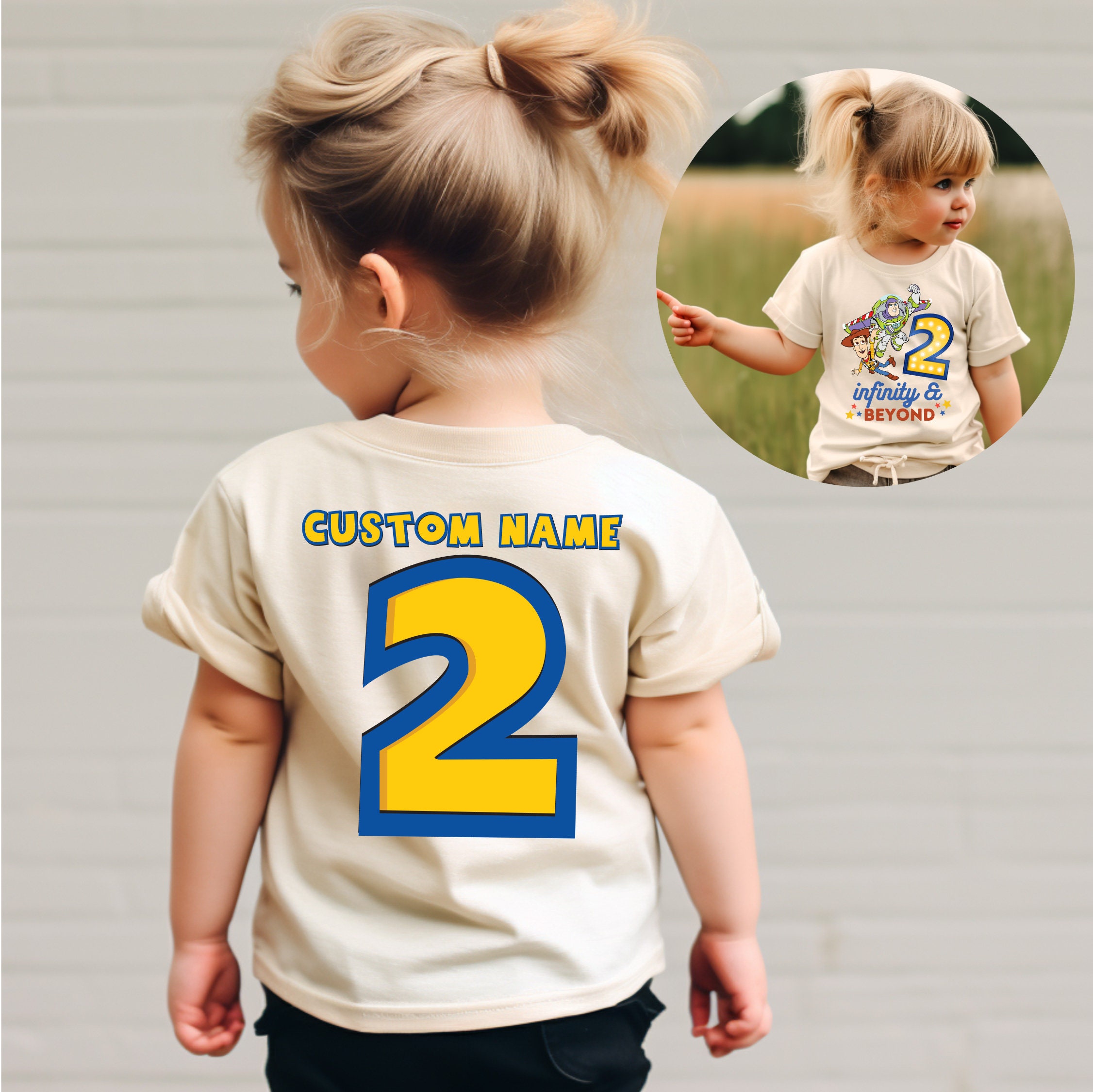 Kids Two Infinity N Beyond 2nd Birthday Children Toddler Boys T-Shirt Kids Two Infinity N Beyond 2nd Birthday Children Toddler Boys T-Shirt