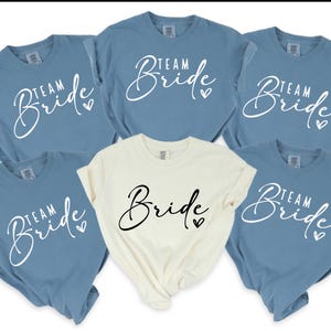 Team Bride T-Shirts: Bachelorette Party Matching Shirts
