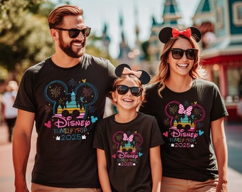 Custom Family Trip 2025 Disney Shirts, Custom Disney Shirts, Disneyworld Family 2025 Shirts, Disney Family Matching Shirts, Disney Trip Tees