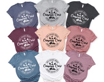 Camp Crew T-Shirt: Family Camping Trip Matching Tees