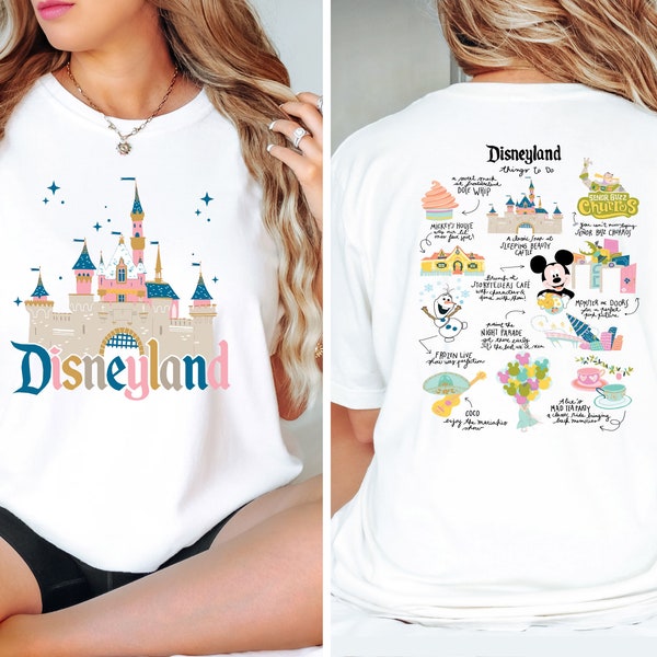 Disney Things To Do Shirt, Disneyland Shirt, Disney Trip Shirts, Family Shirt, Disney Retro Shirt, Disneyworld Shirt, Disney Castle Shirts