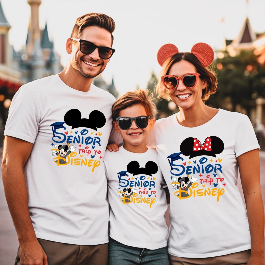 Senior Trip To Disney T-shirt, Disney Graduation Shirts, Disneyland  Graduation, Disneyworld Family Tee, Disney Senior Trip Shirts