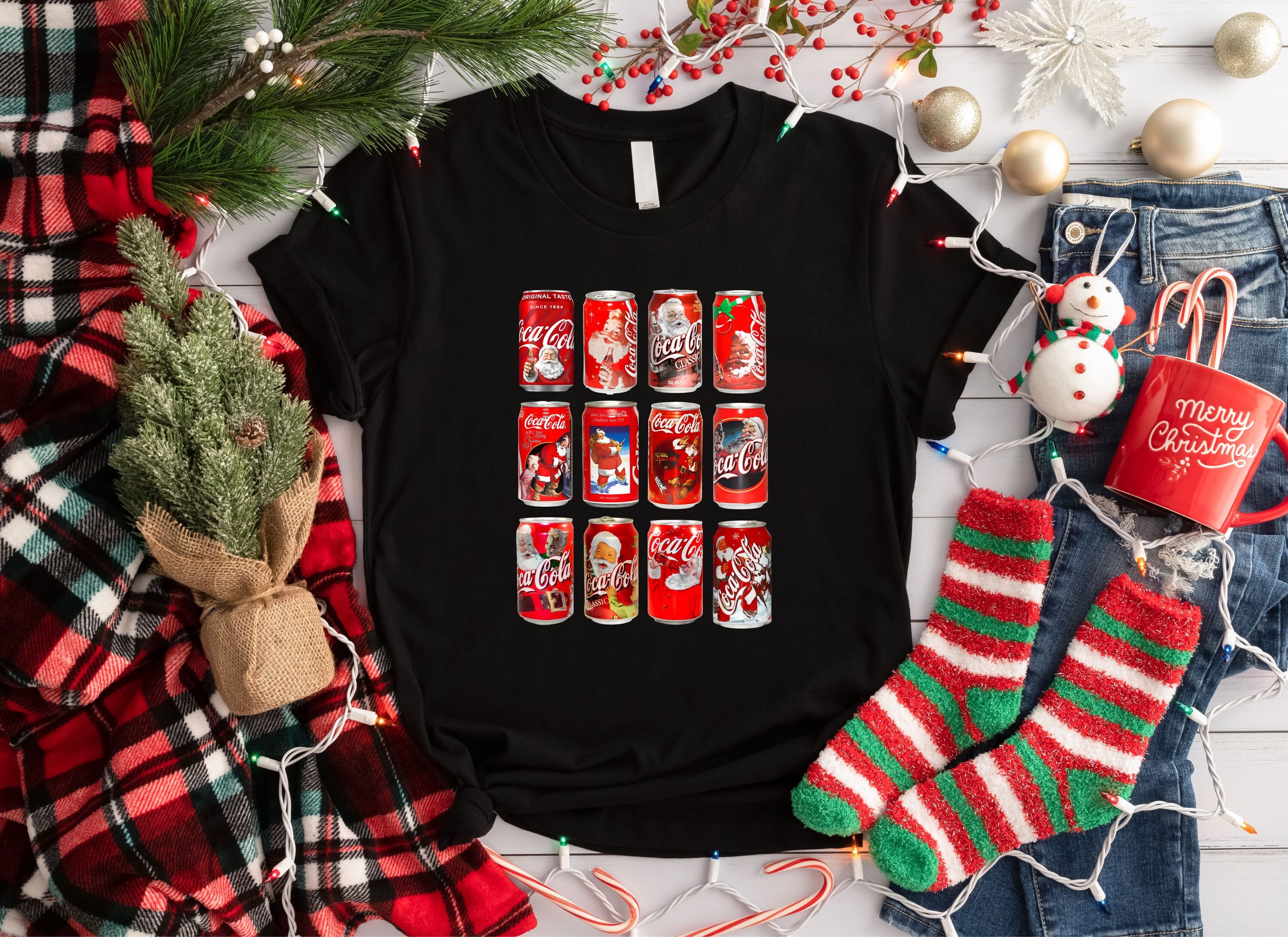 Coca cola christmas shirt sale