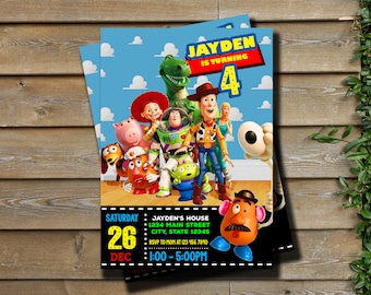 Toy Story Birthday Invitation - Personalized Digital Invite