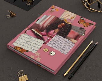 Diario opaco con copertina rigida, diari per donne nere, diari di donne afroamericane, diari potenzianti per ragazze nere, regalo ispiratore