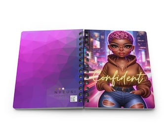 Spiral Bound Journal, Journals for Black Women, African American Women’s Journals, Empowering Journals for Black Girl, Inspirational Gift