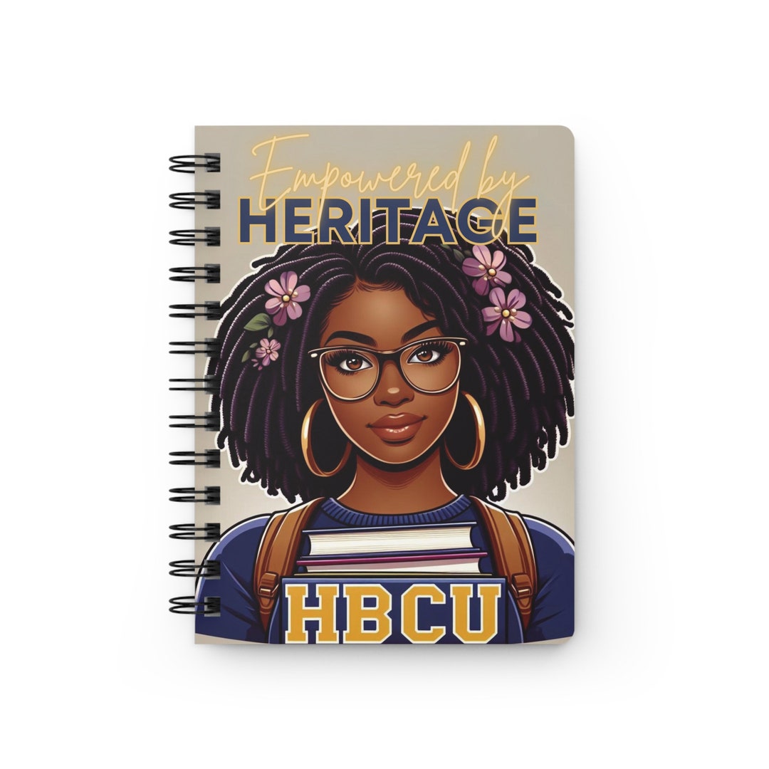 Spiral Bound Journal, Journals for Black Girls, HBCU Journals