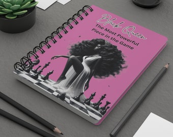 Spiralgebundenes Journal, Journals für schwarze Frauen, Journals der afroamerikanischen Frauen, ermächtigende Journale für schwarzes Mädchen, inspirierendes Geschenk