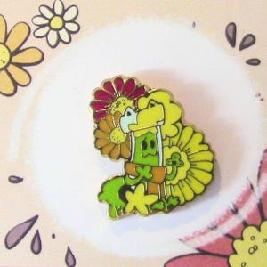 II "Autumn Flowers" Enamel Pin | Fan Made Inanimate Insanity Enamel Pins