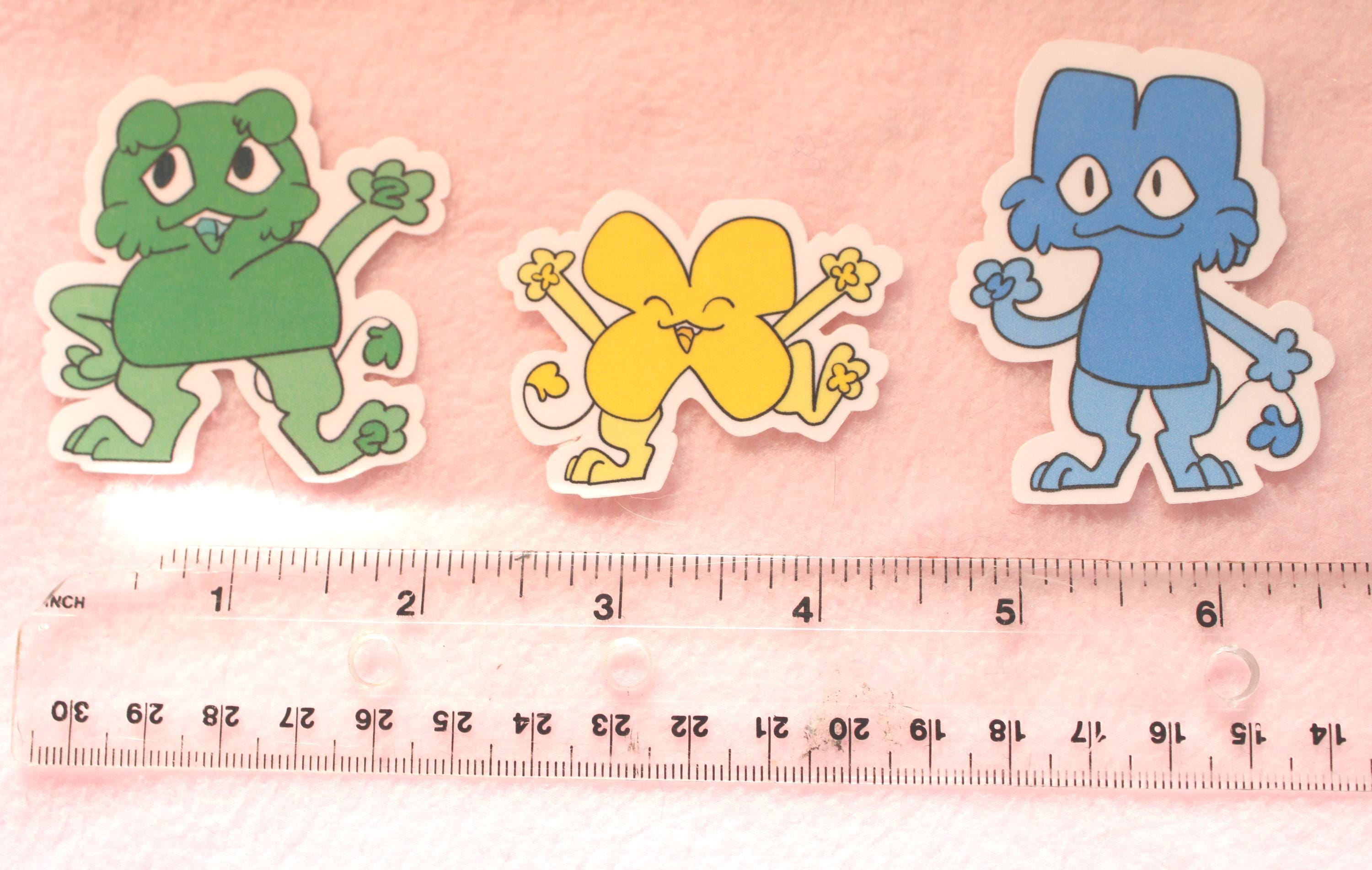 Numbers BFDI Sticker Pack | Fan Made Battle for Dream Island Stickers ...