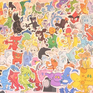 Chibi BFDI 2023 Sticker Pack | Fan Made Battle For Dream Island Stickers