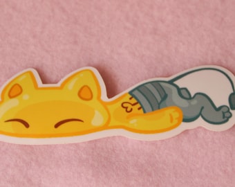 Inanimate Insanity Fan Made Smooshed Lightbulb Kitty Sticker