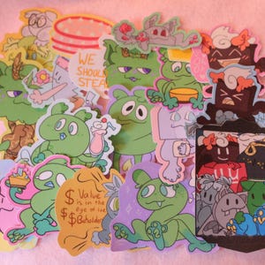 Conjunto de pegatinas BFDI Battle For Dream Island TPOT 2024