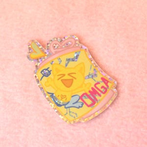 Lightbulb II "Energy Drink" Glitter Sticker | Fan Made Inanimate Insanity Merch
