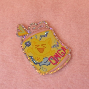 Inanimate Insanity Fan Made Lightbulb Energy Drink Glitter Sticker