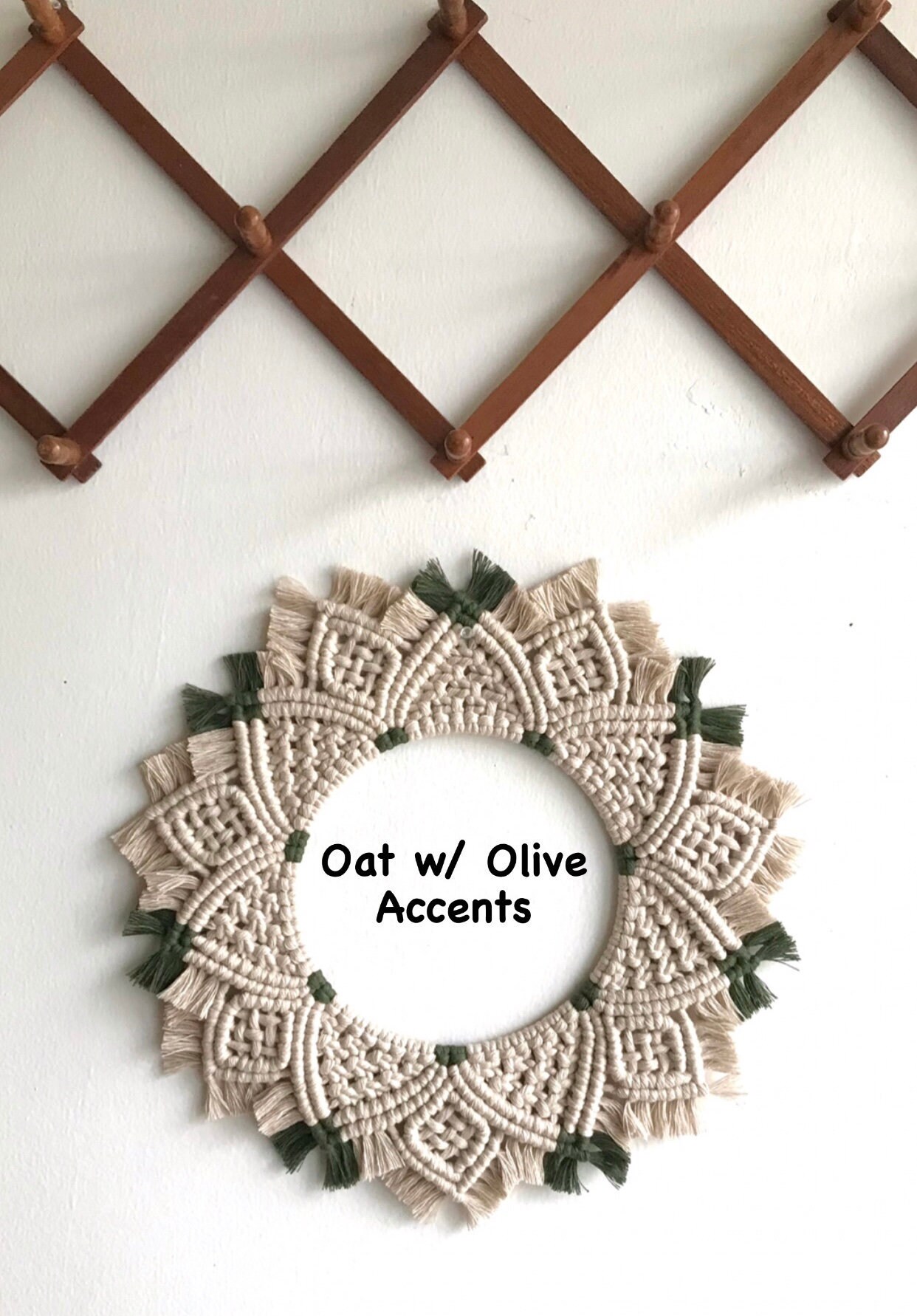 Two-tone Macrame Mandala - Etsy