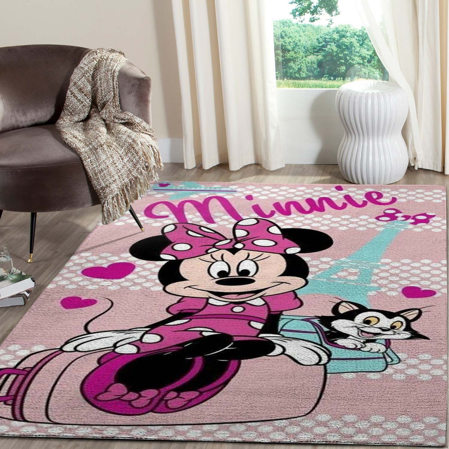 Minnie Mouse Area RugsDisney Minnie Rugs Rug for Living Etsy