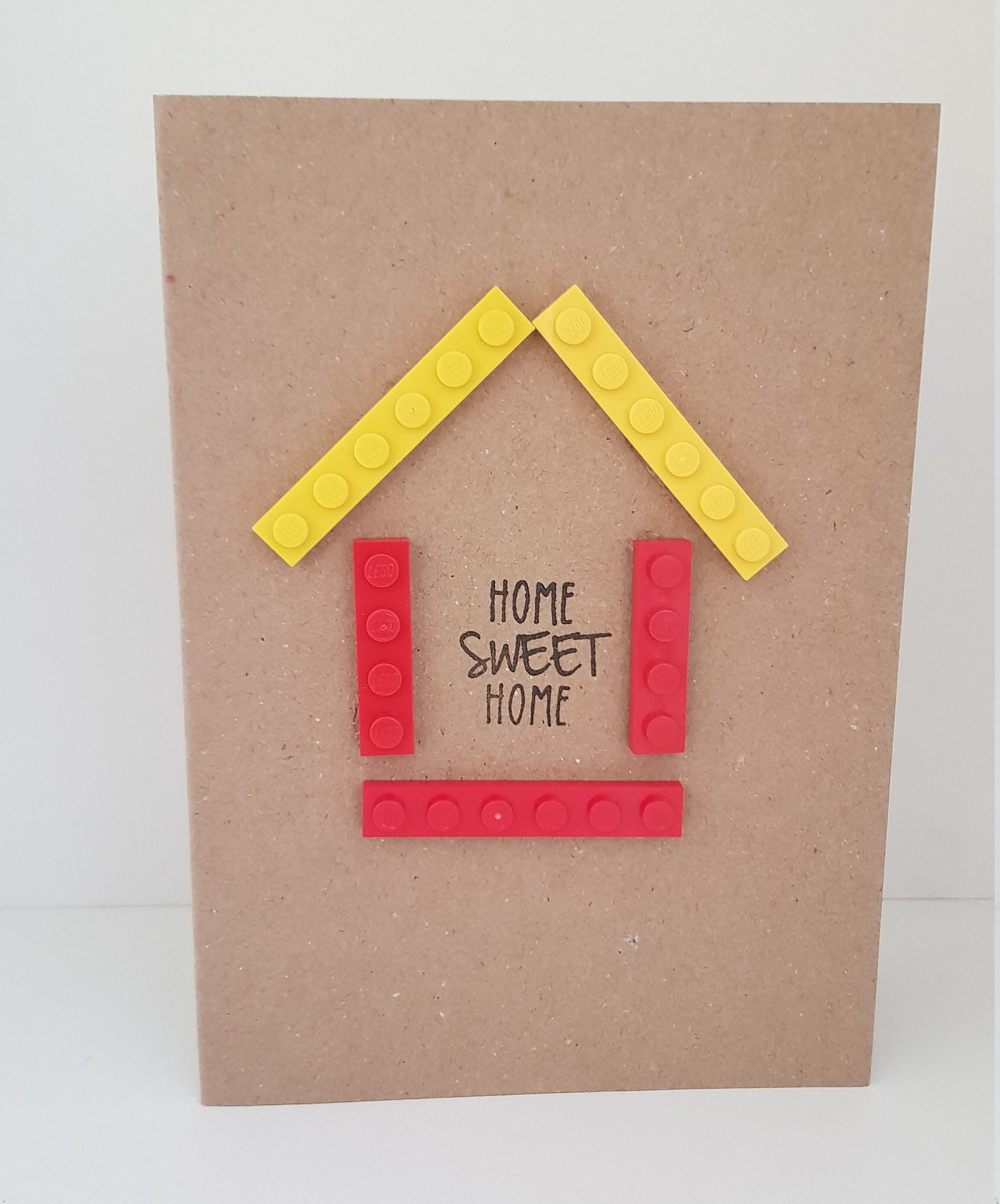 3D handmade Lego brick new home card Perfect for new house Etsy