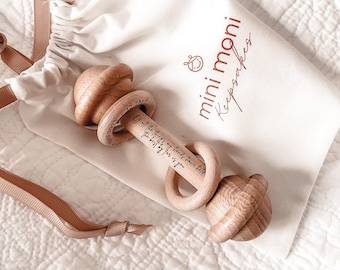 Keepsake Rattle Newborn Baby Gift | Meaningful Keepsake | Custom Message to Your Baby