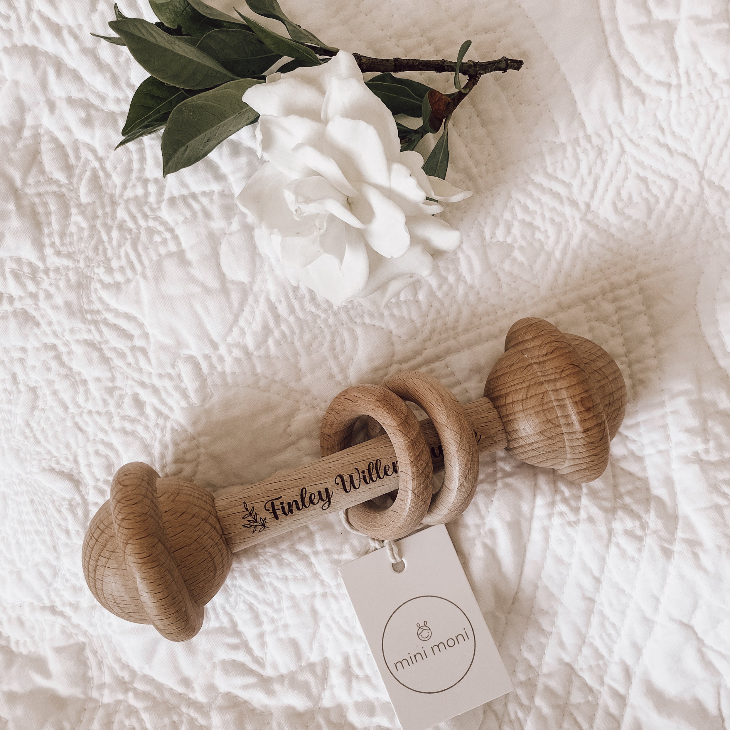Baby Keepsake Rattle Handmade Personalised Newborn Gift Etsy Australia