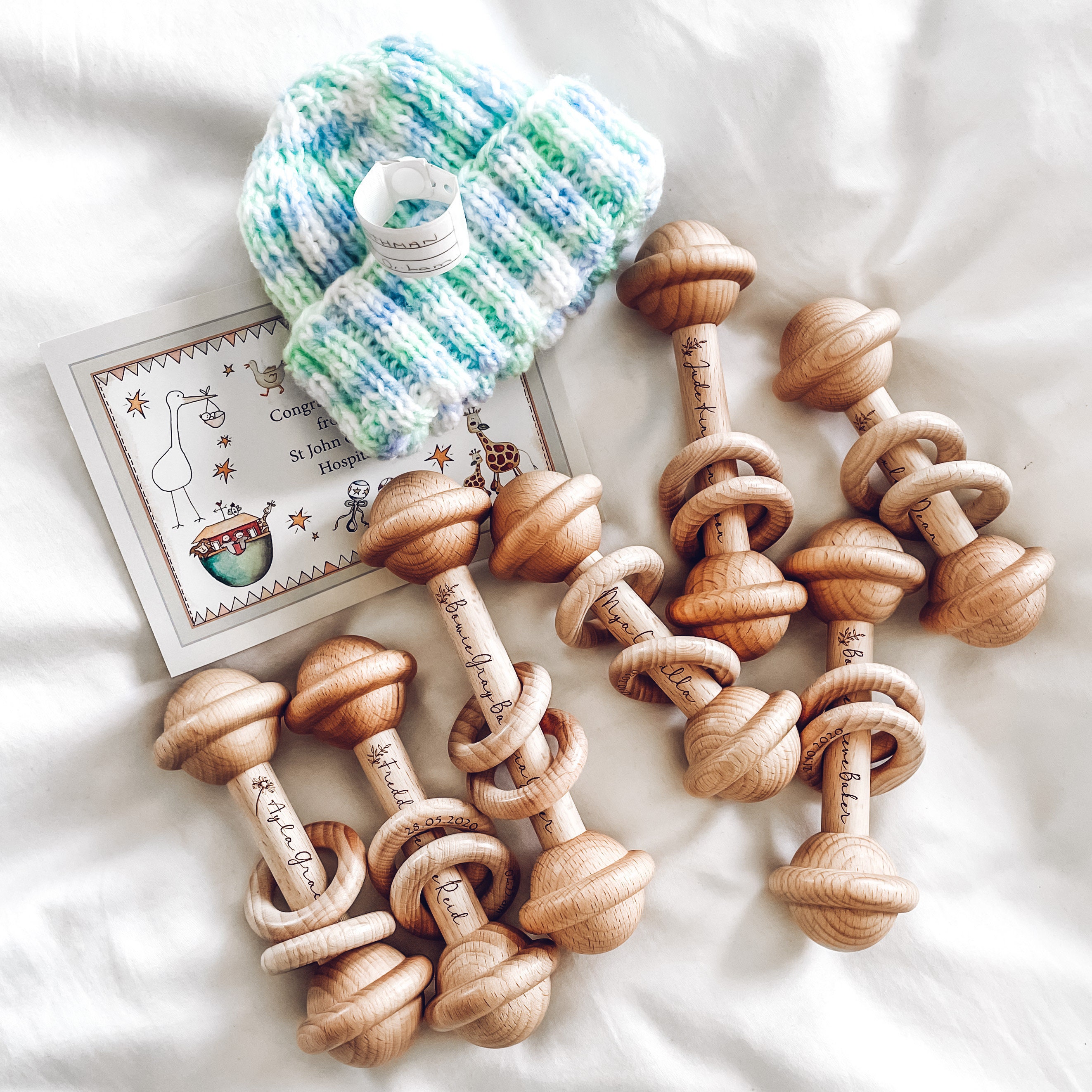 Baby Keepsake Rattle Handmade Personalised Newborn Gift Etsy Australia