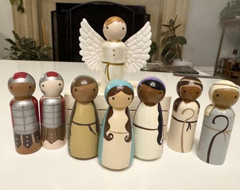 Easter Handpainted Wooden Set