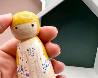 Taylor Swift “Lover” Hand-painted Wooden Doll