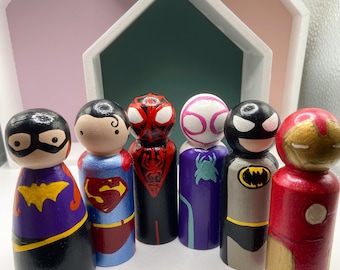 Super Hero Peg Doll