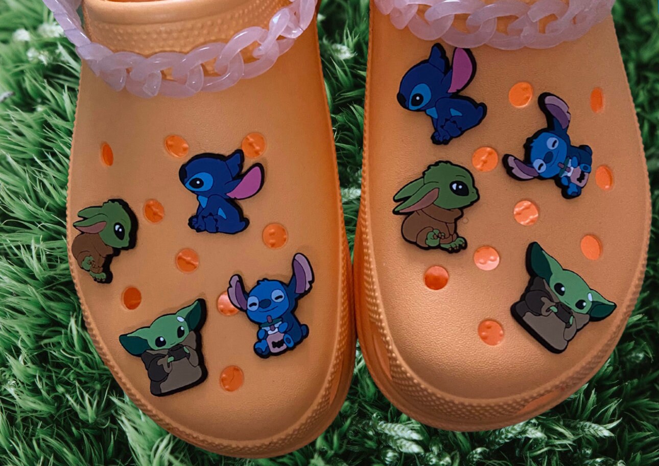 croc charms baby yoda