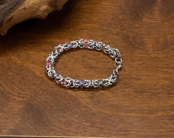 Byzantine Weave Chainmail Bracelet