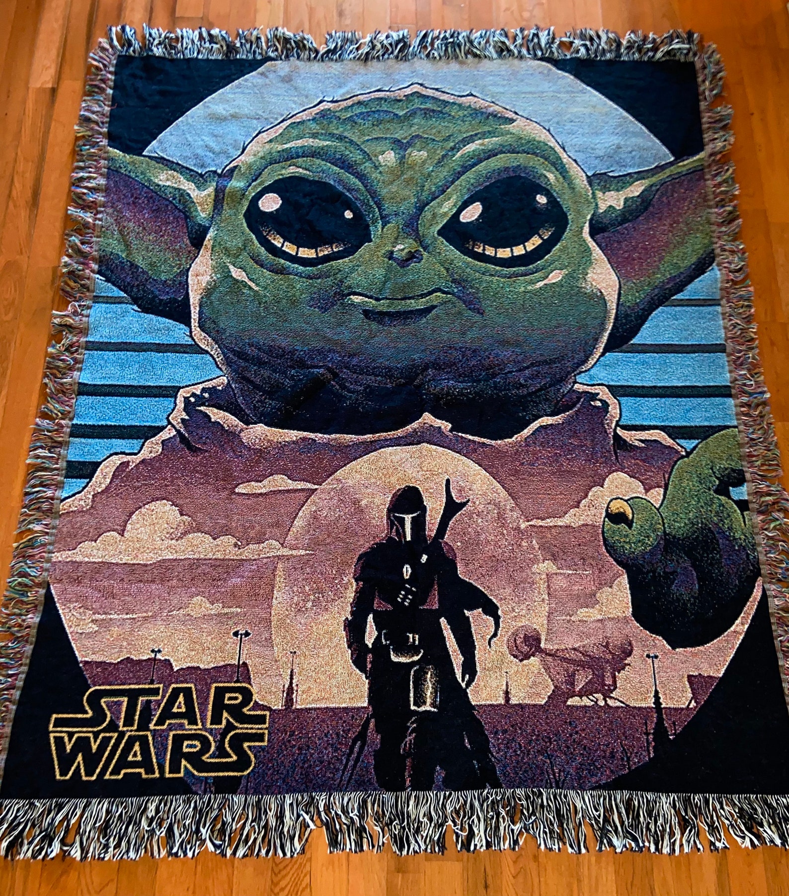 Baby Yoda Handmade Blanket Etsy