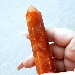 Vibrant Orchid Calcite/Sunstone Point