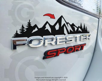 Mountain Decal for 2019-2024 Forester Badge