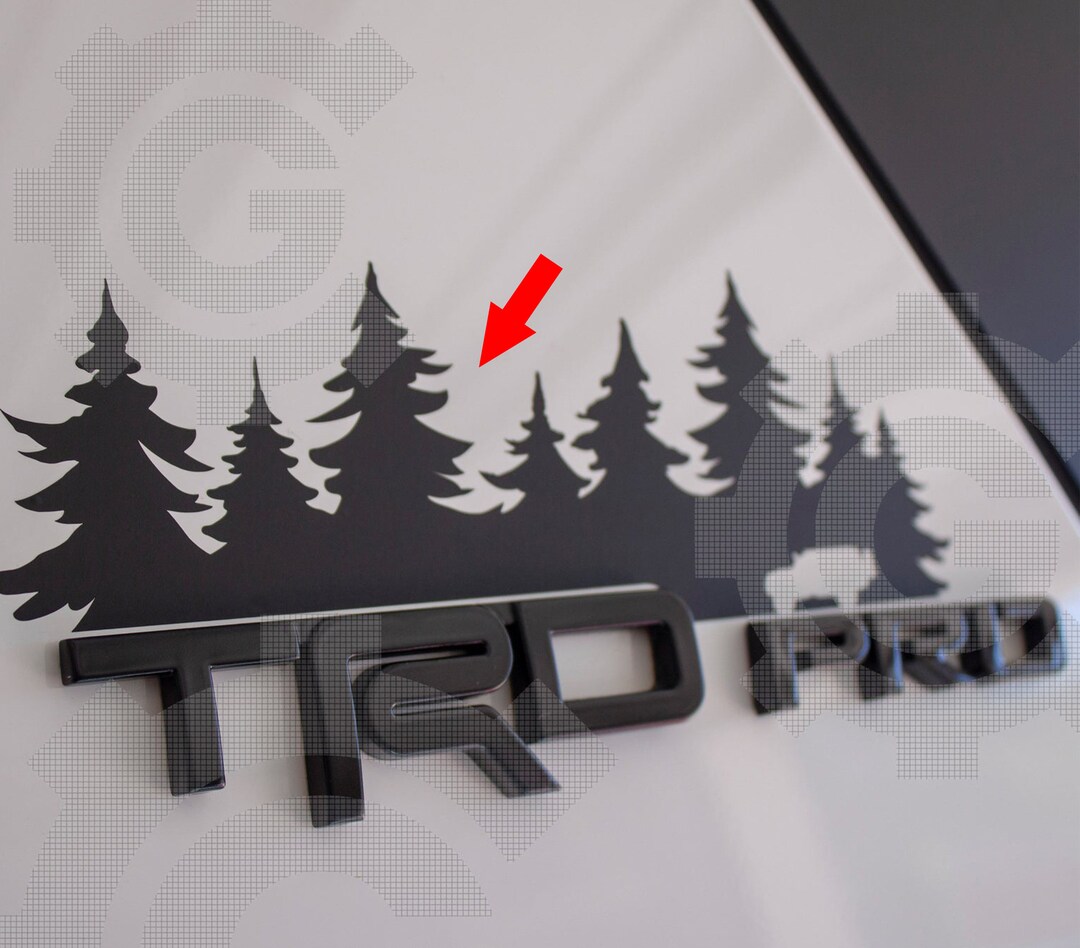 High Quality Tree Line Vinyl Decals for 2015-2024 4runner Pro - Etsy Canada
