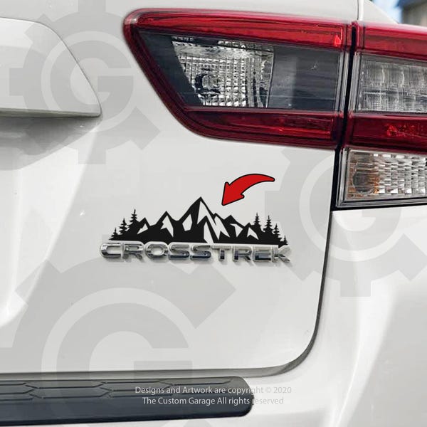 Mountain Decals for 2017-2023 Crosstrek Badge
