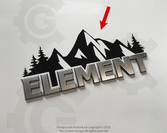 Mountain Decal for 2003-2011 Element Rear Hatch