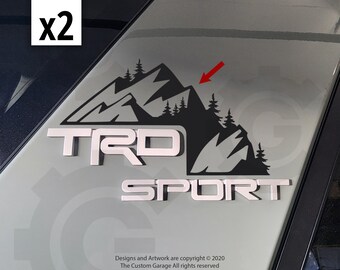 Moab Utah Vinyl Decals for 2022-2024 4Runner Sport