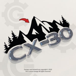 High Quality Mountain Decal for 2019-2024 CX30
